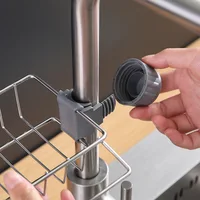 Kitchen Stainless Steel Sink Drain Rack Sponge Storage Faucet Holder Soap Drainer Towel Rack Shelf Organizer Kitchen Accessories 4