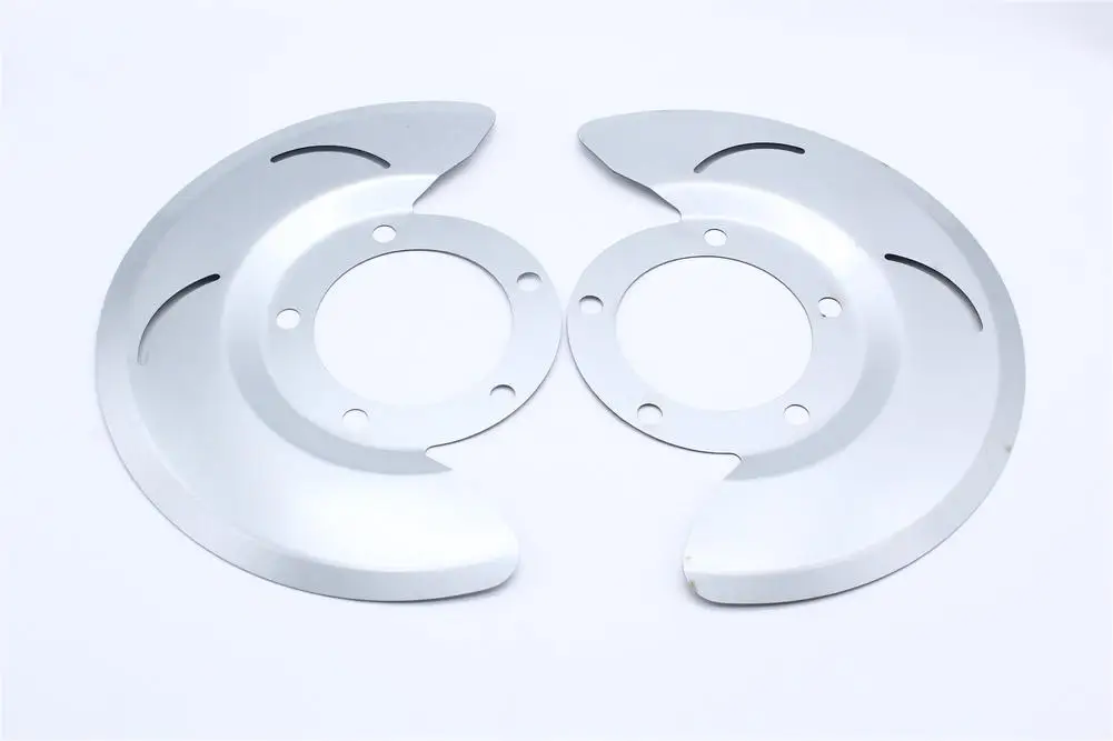 1 Pair Metal Disc Brake Dust Shields Wearresistant Dust Cover Parts