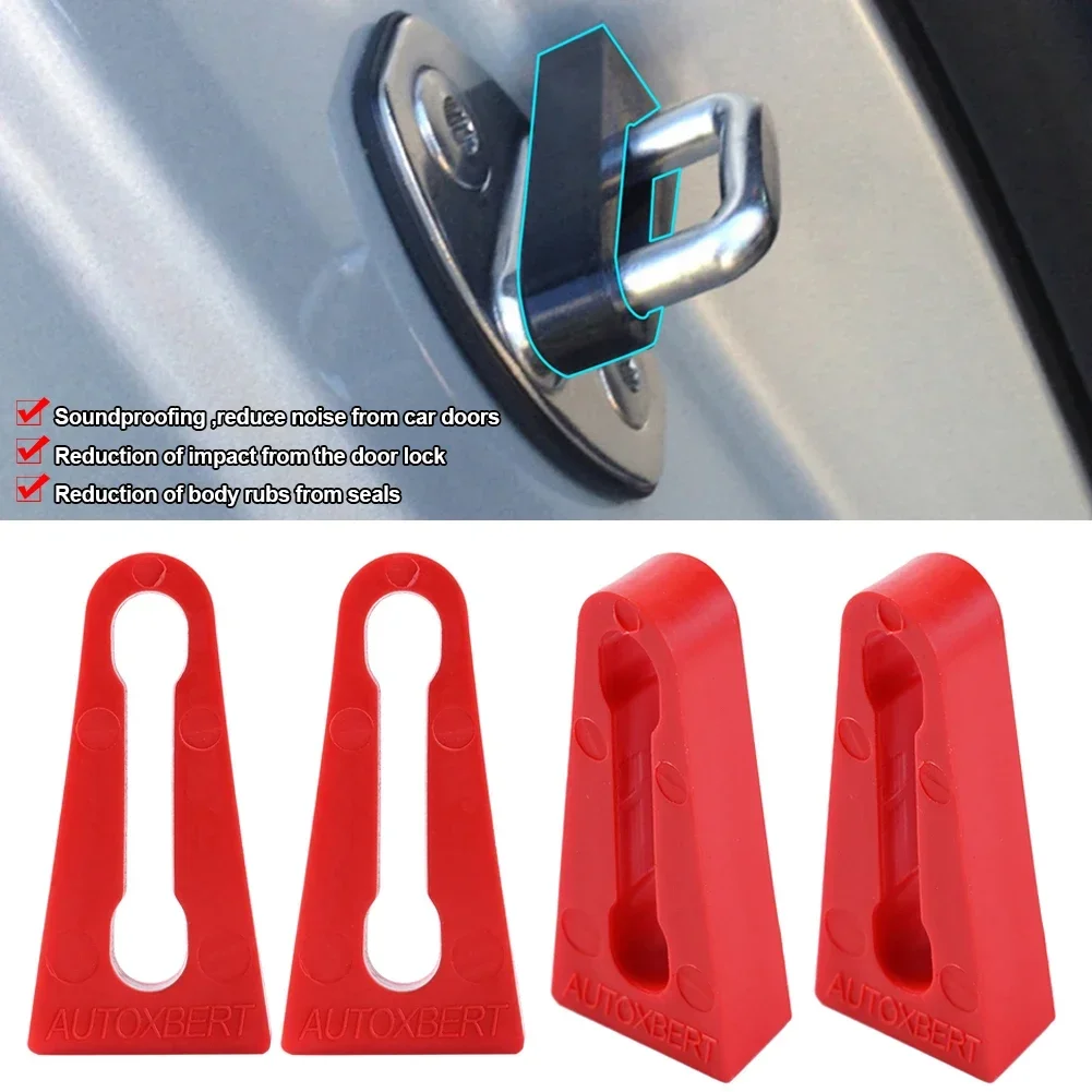Door Lock Sound Deadener Damper Soundproofing Quiet er For VW Polo sedan Bora Caddy Golf Jetta Multivan Passat Tiguan Tiguan