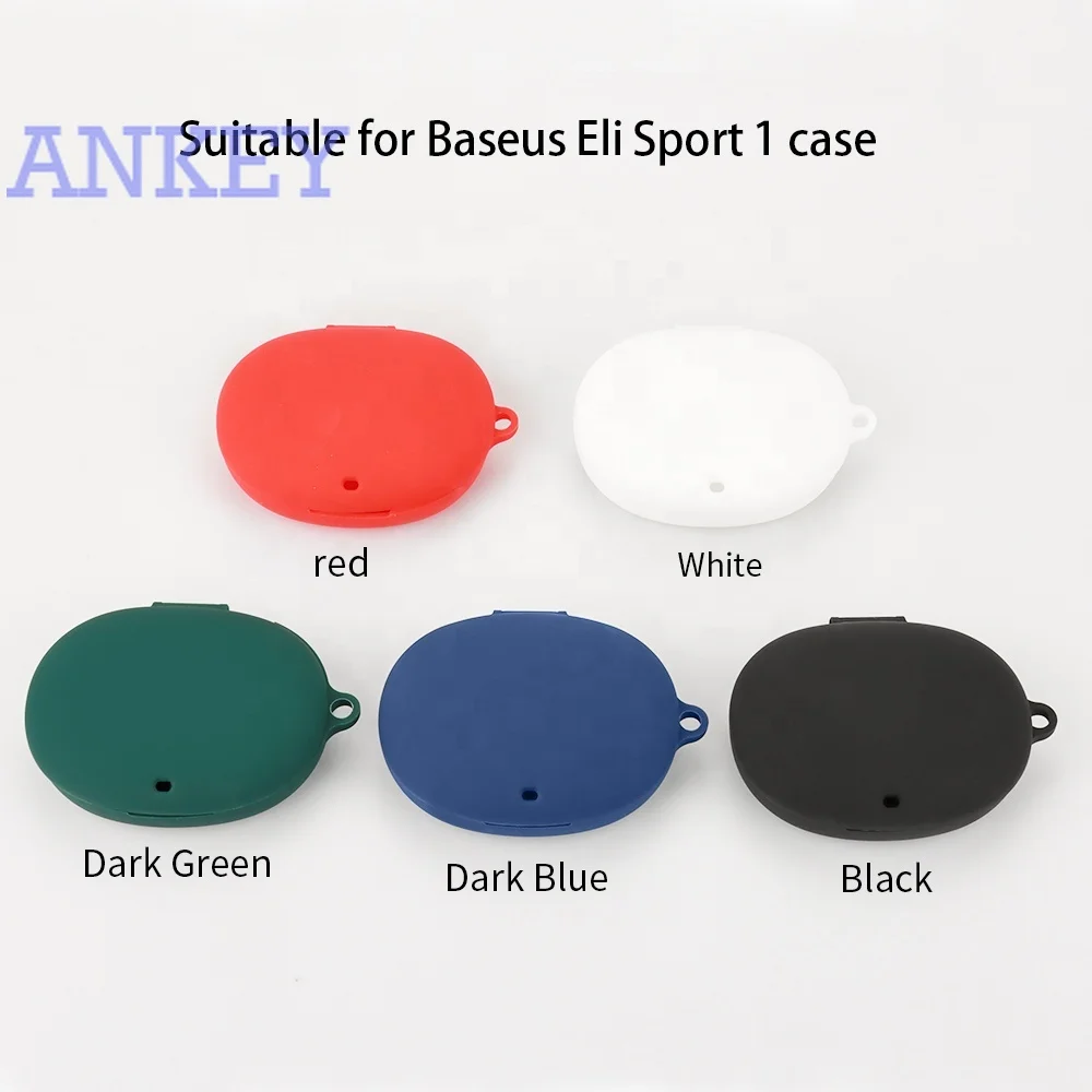 

Для Baseus Eli Series Sport 1 чехол силиконовый чехол для наушников противопылевые чехлы для наушников с крючками