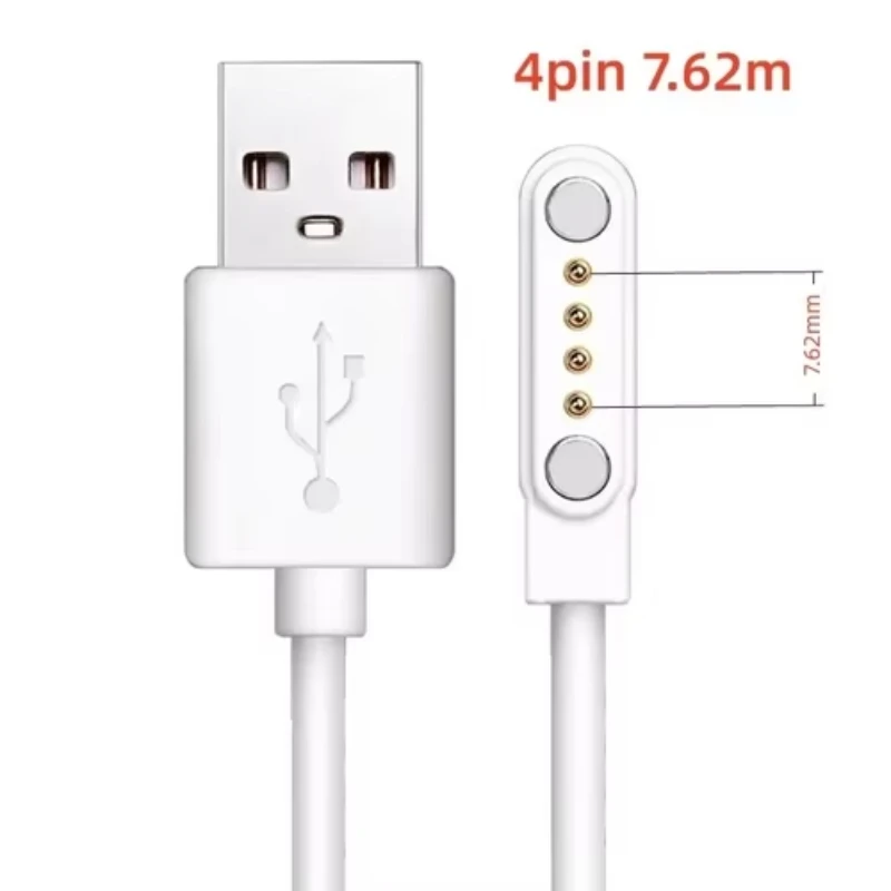 Universal USB Magnetic Smart Watch Charging Cable, 2/4 Pins