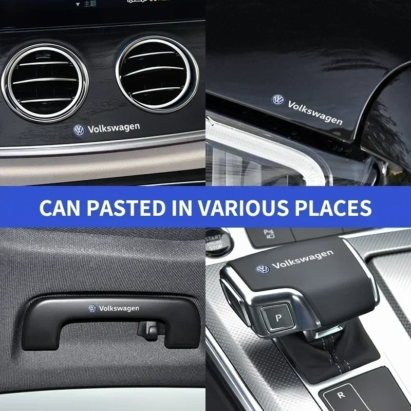 스타일링 몰딩 VW GTI GOLF 2026 인기 상품 VW VOLKSWAGEN 1/2/5/10개 PVC 자동차 도어 핸들 배지 보호 데칼 와이퍼 스티커