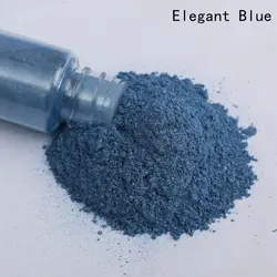 Purple Natural Mica Powder Pigments for DIY Art and Crafts - 25ml Shimmering Resin and Nail Gel Enhancer (Elegant Blue)