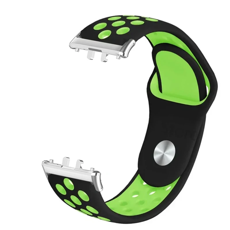 Breathable Soft Silicone Adjustable Sport Wristband Bracelet