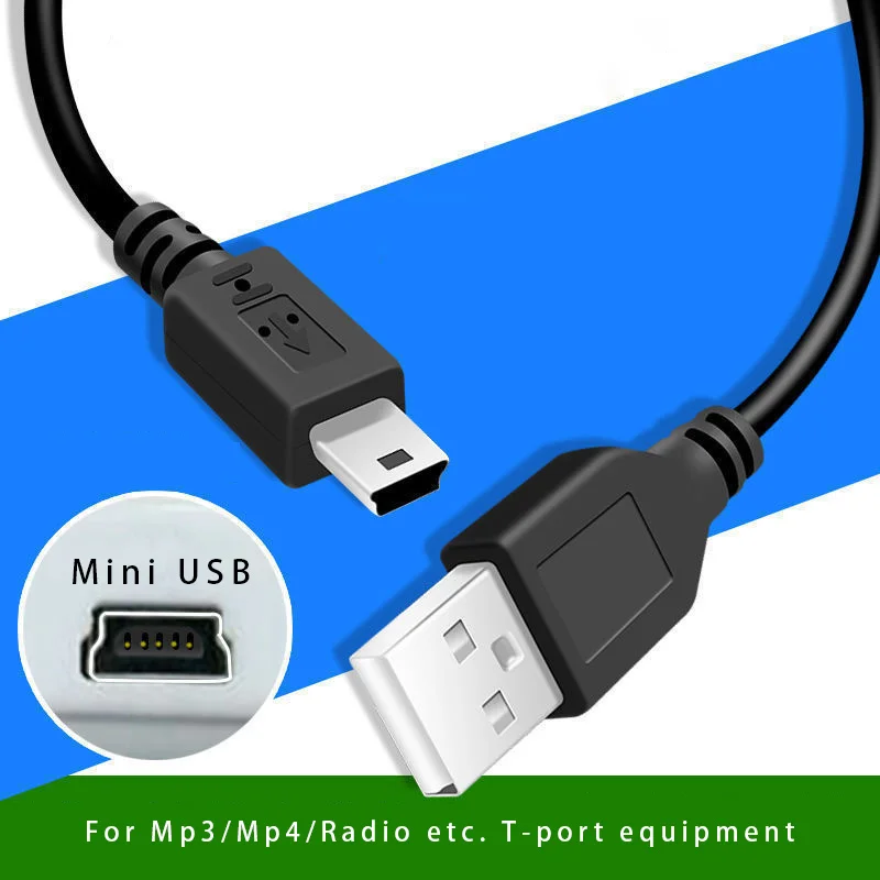 Câble de chargement Micro USB pour voiture, Ports Mini USB, caméra