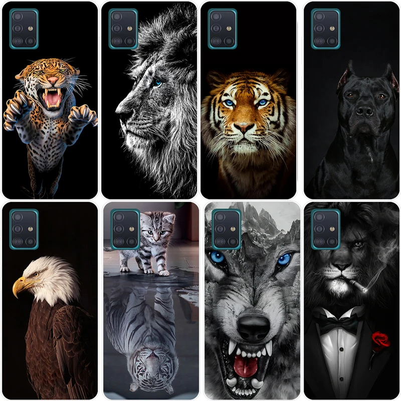 Custodia Per Samsung A51 Case On A51 Quot; Custodia Morbida In Silicone Tpu Per Samsung Galaxy A51 A 51 Lion Cover Posteriore Galaxya51