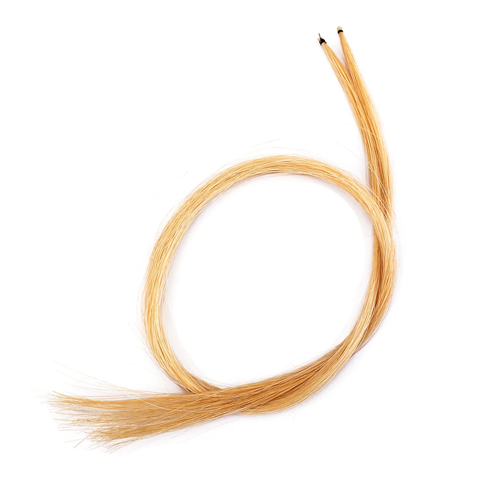 

Hanks Professional Violin Bow Hair Full Length Stallion Horse Hair Mongolian for Stringed Instruments Violin Viola Parts
