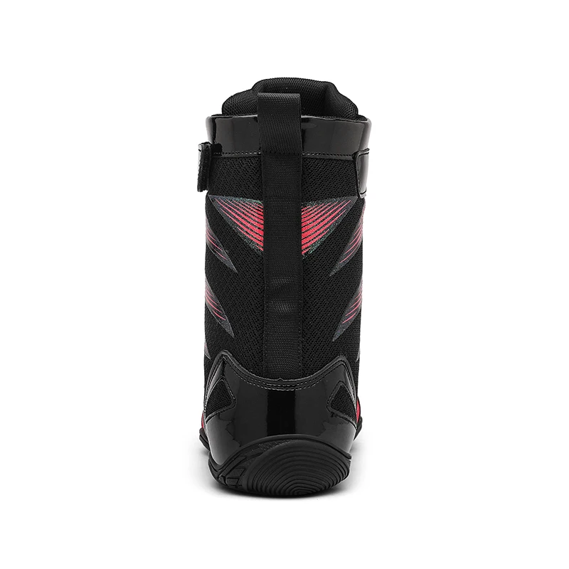 Hot Sale Competition Sports Men Wrestling Shoe Top Quality Black White Wrestling Boot Classic Brand Breath Boxing Fighting Boot
