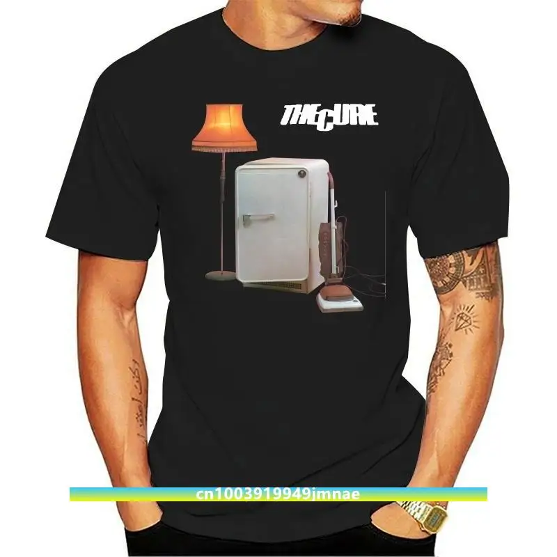 The Cure Three Inventarian Boys Album Cover Maglietta Nera Da Uomo Taglia S A 3Xl Homme Maglietta Taglie Forti