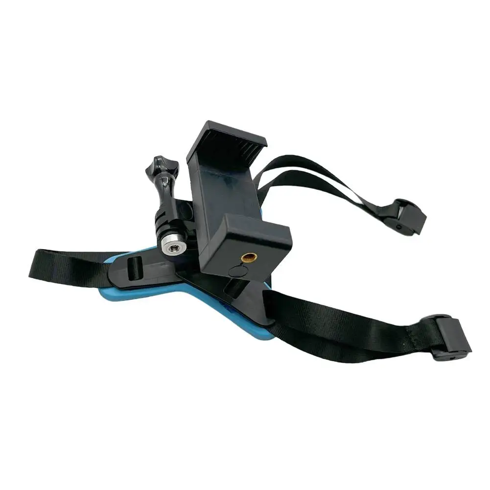 오토바이 헬멧 스트랩 마운트 카메라 턱 스탠드, GoPro Hero 11 10 9 8 7 용, 블랙 Insta360 One R 헬멧 거치대, 휴대폰 C1 P4P4