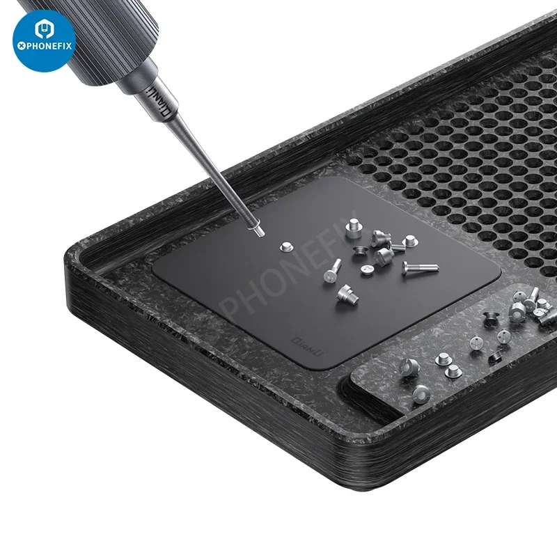 Qianli Magnet Schrauben Bit Ablage Spezielle Kleine Schraube Bits Platte Halter für Handy Reparatur RC Auto Drone Assist Tool