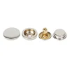 50 Sets Fastener Snap Kit Heavy Duty Press Snap Button or Marine Boat Canvas Bag Leather Down Jackets Craft Brass Double Sided 4