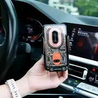 Автомобильный держатель для телефона, инфракрасный зажим для вентиляционного отверстия, 15 Вт, автомобильное беспроводное зарядное устройство, магнитное для iPhone, Samsung, Xiaomi, Huawei