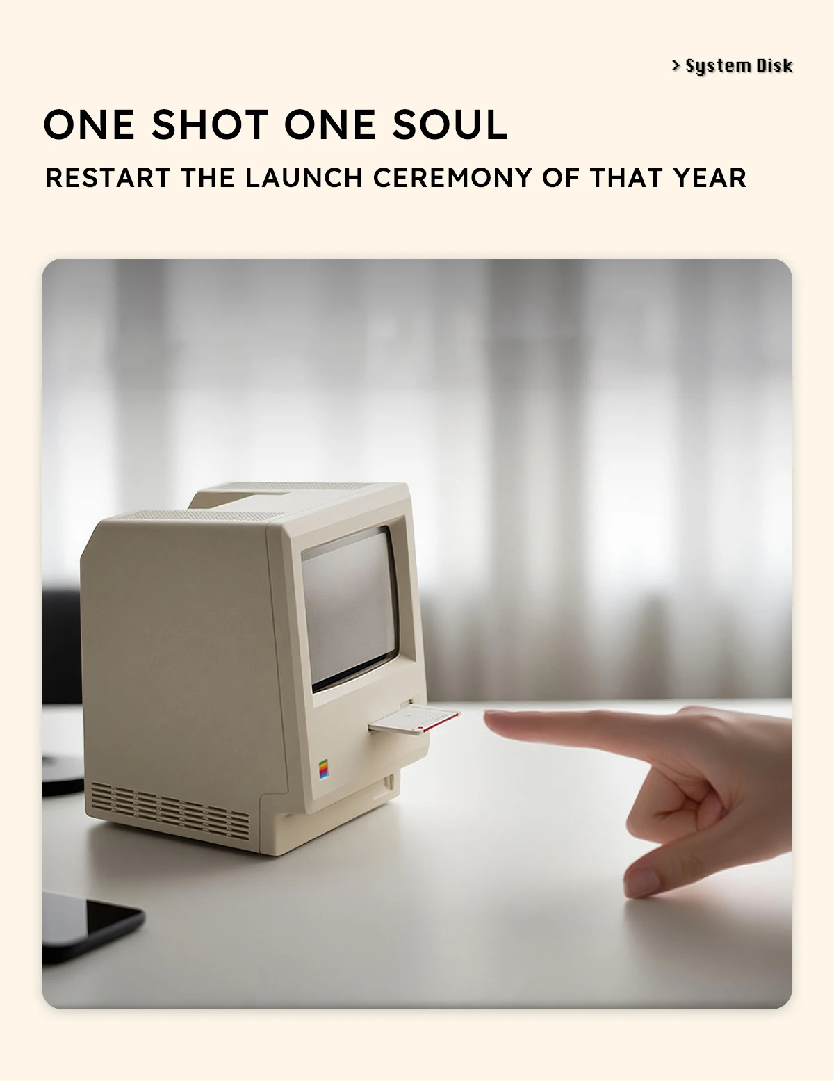 RayCue Maclock Retro Pixel Alarm Clock