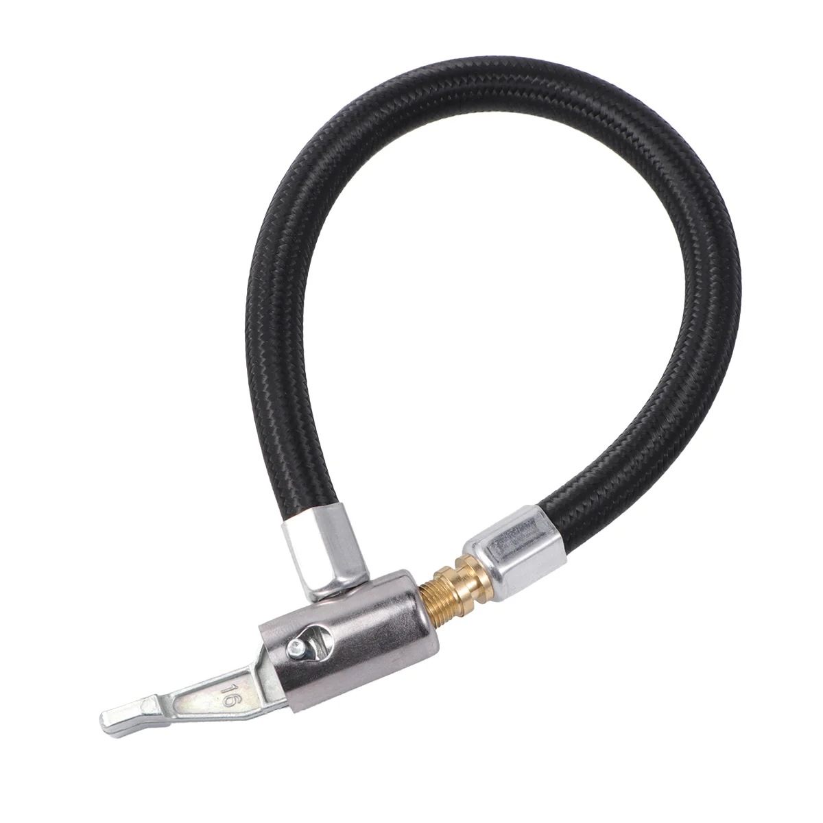 

Locking Air Chuck with Air Hose Air Locking Inflator Adapter Air Chuck Inflator Extension Tube for Motorcycle Car Bike ( 20cm )