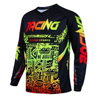2025 Spring Enduro MTB Cycling Sleeve Cycling Jersey Downhill Shirt Camiseta Motocross T-shirt Mx Mountain Bike Clothing jersey 1