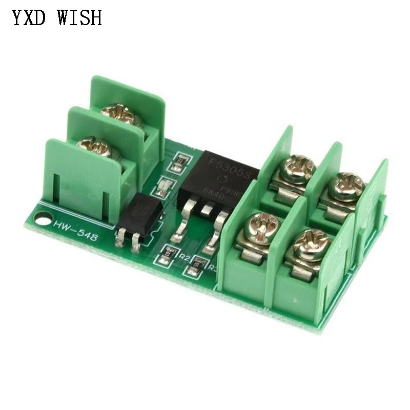 10개 DC 5V-36V 전자 펄스 트리거 스위치 제어판 MOS FET 필드 효과 모듈 드라이버 LED 모터 펌프 DIY 키트