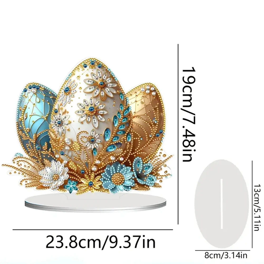 Easter Egg Special Shaped Table Top Diamond Painting Ornament Kits 5D DIY Diamond Art Tabletop Decorations Adults Beginner diamond painting