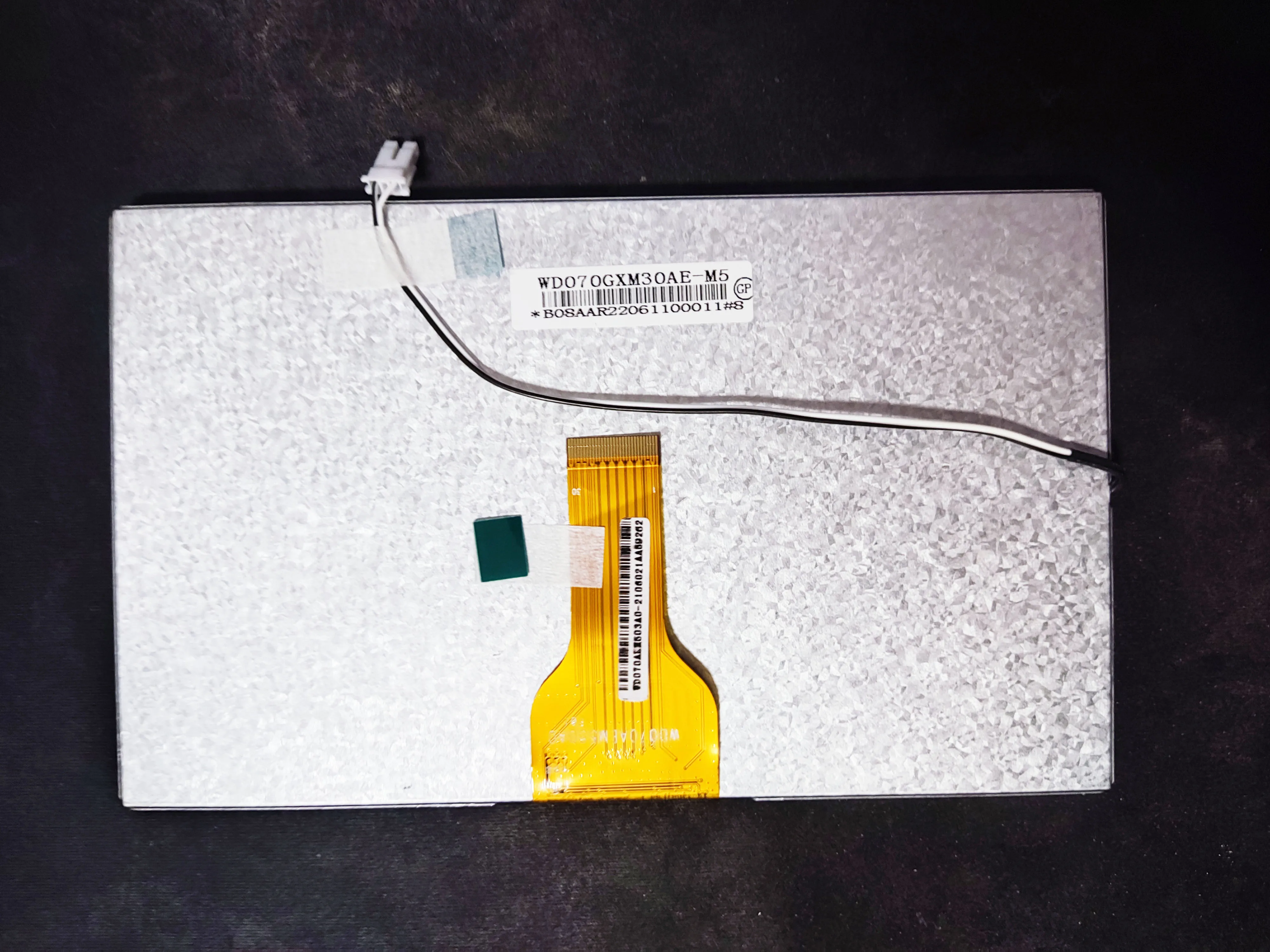 Tela Lcd de Polegadas 30pin Wd070gxm30ae-m5 Boe-lx65c105530p K0708s5530 Kl07b0013fpc-v1 K0701s5527 165x100 mm 1024x600 164x 99 mm - Imagem 4