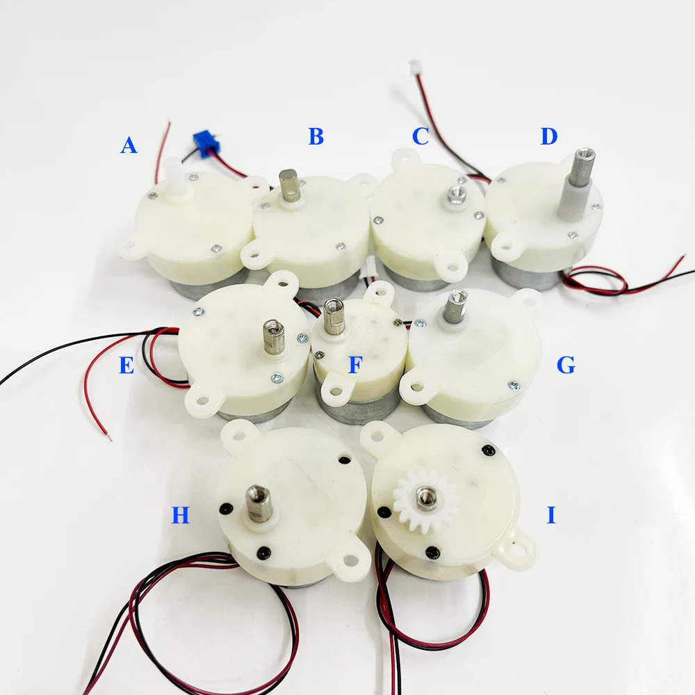Motore Riduttore JS30 6V A Bassa Velocità 5 Giri/min – Micro Motore Con Ingranaggi Plastici Silenziosi Per Luci, Giocattoli E Attuatori