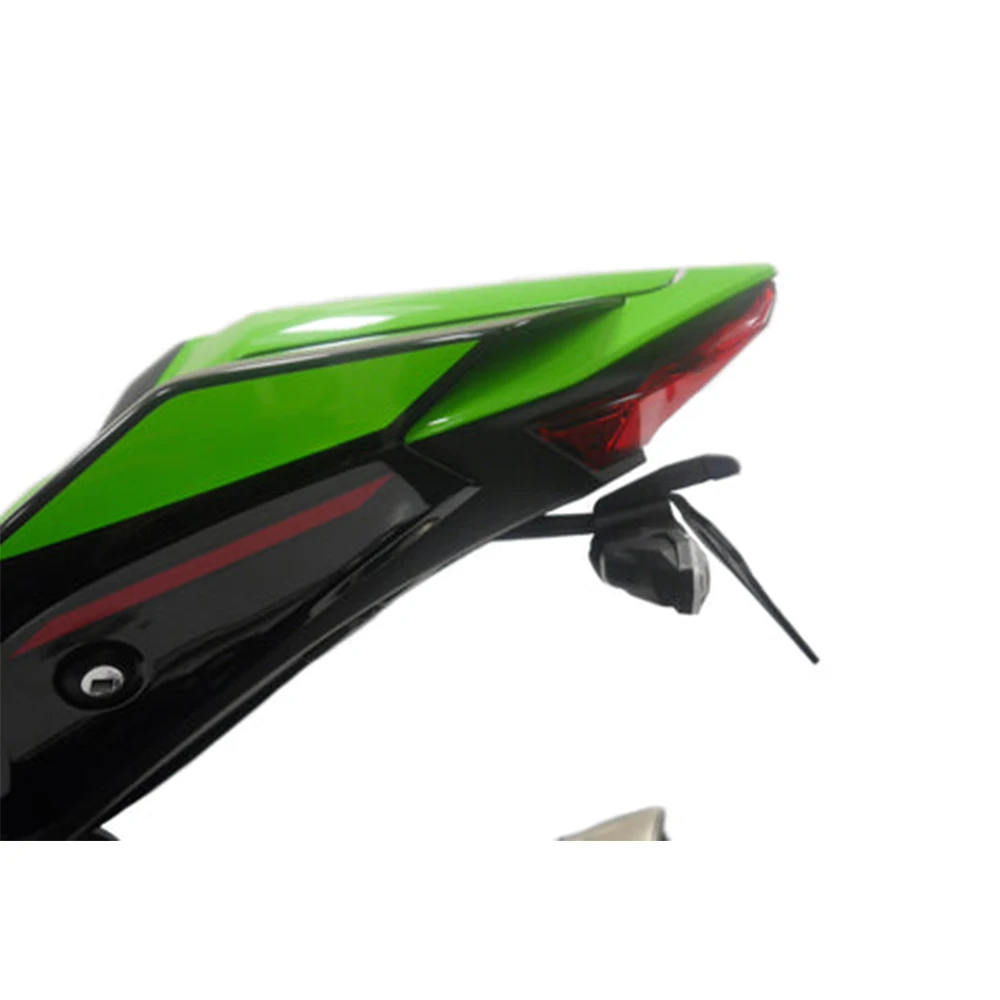 새로운 Kawasaki Ninja ZX-10R ZX10RR 2021-2026 오토바이 리어 숏 테일 스톡 타이디 라이센스 플레이트 홀더 테일스톡 브래킷 키트