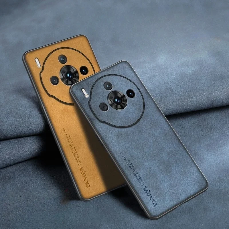 Matte Shockproof PU Leather Stand Case with Magnetic Holder