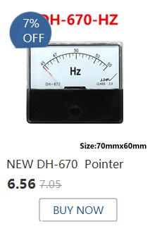 Anlog Amp Meter DH-670 DC Amperemeter Gauge Strom Meter Panel Ampere Meter Strom Tester dc amp meter DC1A2A3A5A1015A2030A50A100A – Detail 9