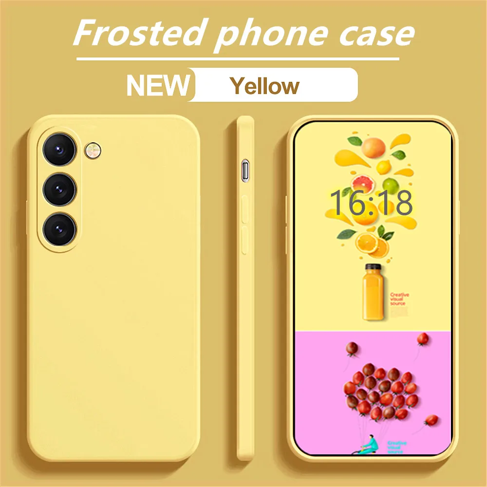 Per Samsung Galaxy A54 5G Custodia In Silicone Liquido A34 5G A14 5G Custodia Morbida Per S23 Ultra S22 Ultra S22 Custodia Protettiva Anticaduta