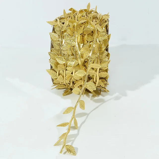 Artificial Gold Silk Leaf Vine 6