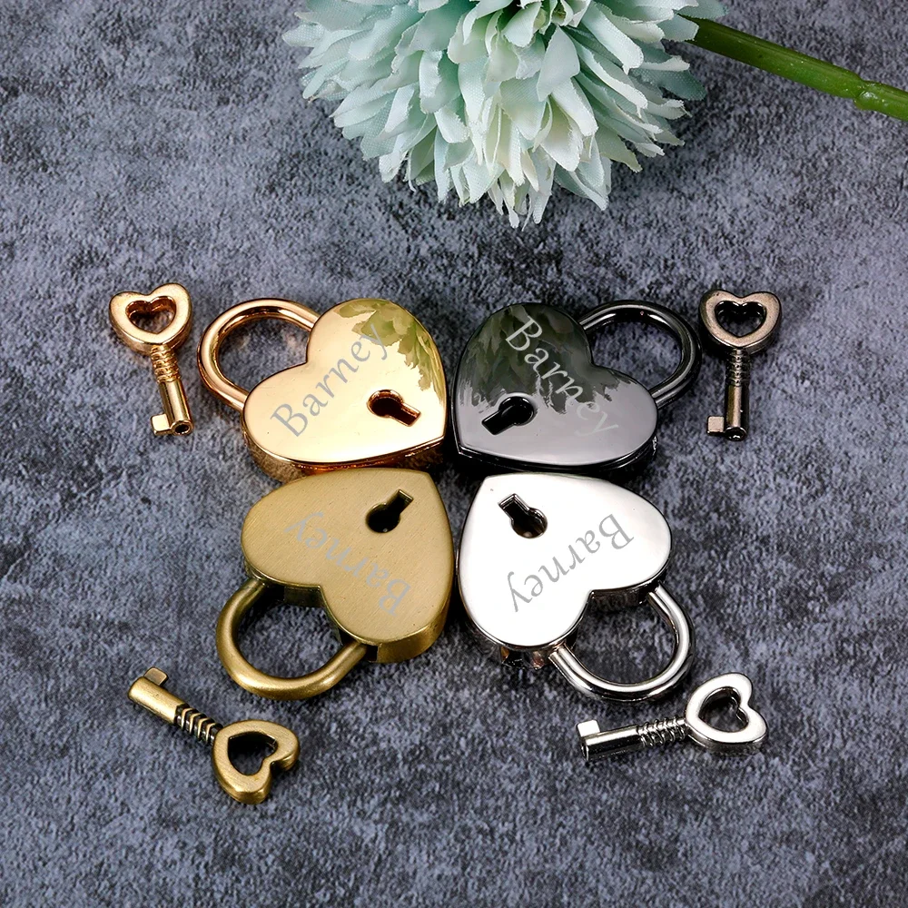 

Customizable Dog Collar Tags Lock Key Pendant for Dog Medal with Engraving Name Personalized Number Kitten Puppy Accessories