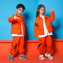 

Boys hip hop performance clothes girls jazz dance work clothes performance clothes children's hip hop suit