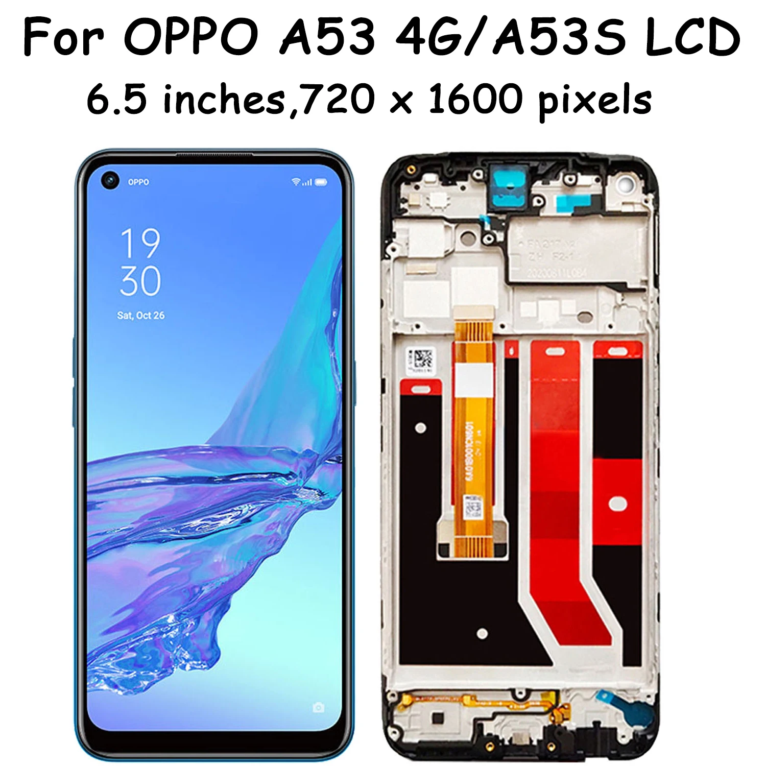 Oppo A53s 4G CPH2139 LCD ÷ ġ ũ Ÿ  ü, Oppo A53 4G CPH2127 LCD  