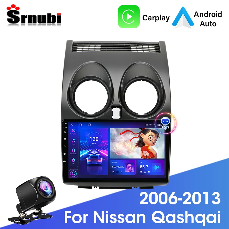 Buy Android 12 Car Radio for Nissan Qashqai J10 2006-2013 Carplay