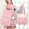 Girls Backpack for Elementary Kids School Bookbag Set Kawaii Children Backpacks for Girls Water Resistant Primary School Bag 1