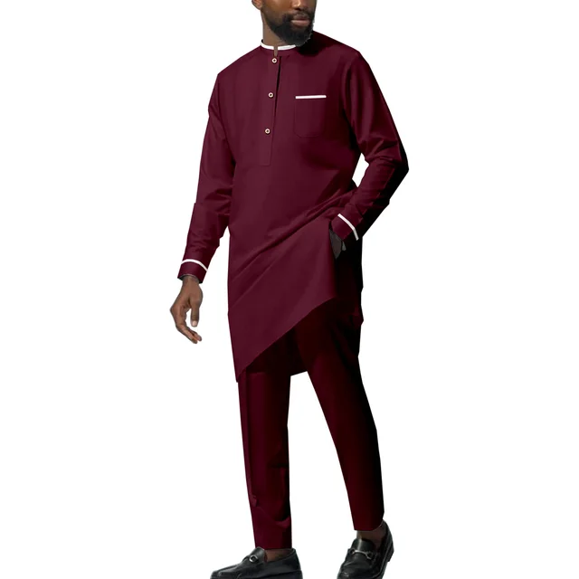Dayo Long Sleeve Dashiki Outfit - Image 2