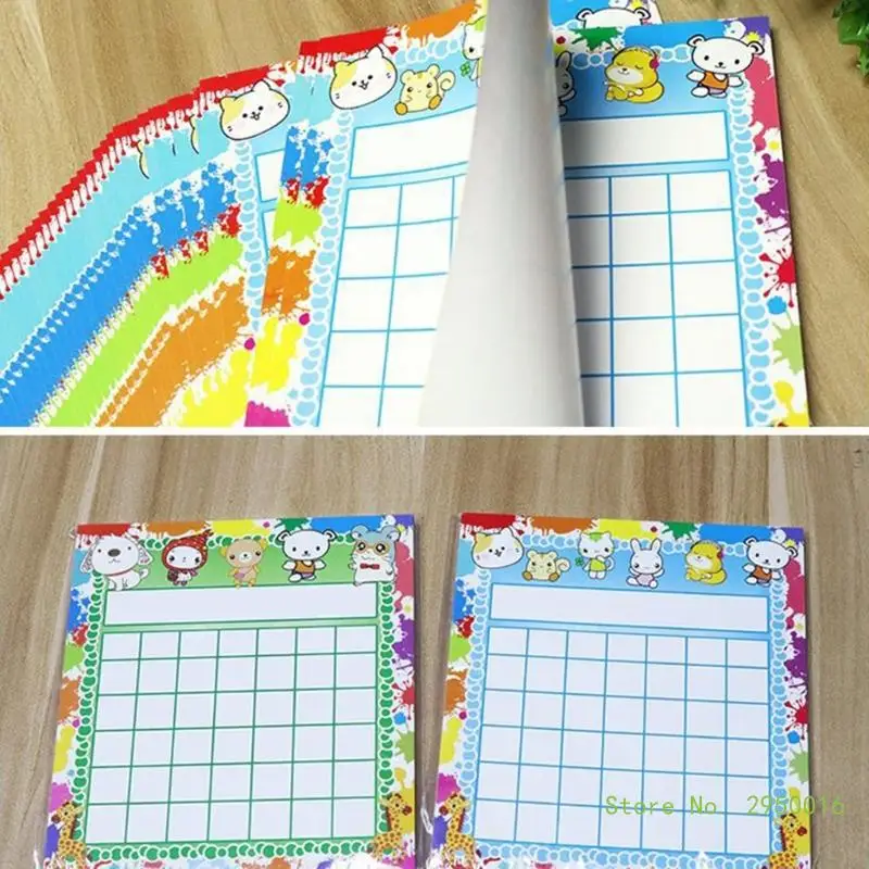 50 Pieces Children Classaroom Reward Chart, Cartoon Reward Boards Student Incentive Chart for Encourages Good Behaviour