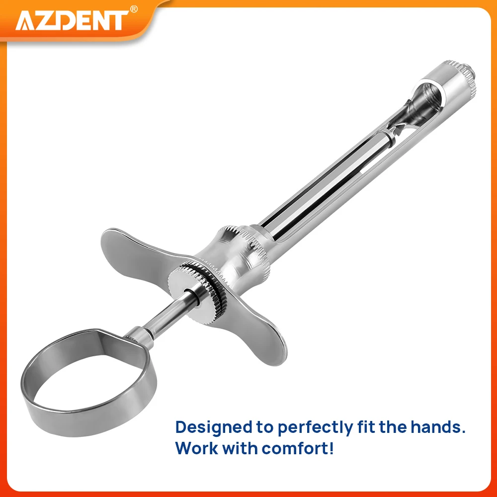 Stainless Steel Dental Syringe – 1.8ml Aspirating Syringe For Dental & Surgical Use