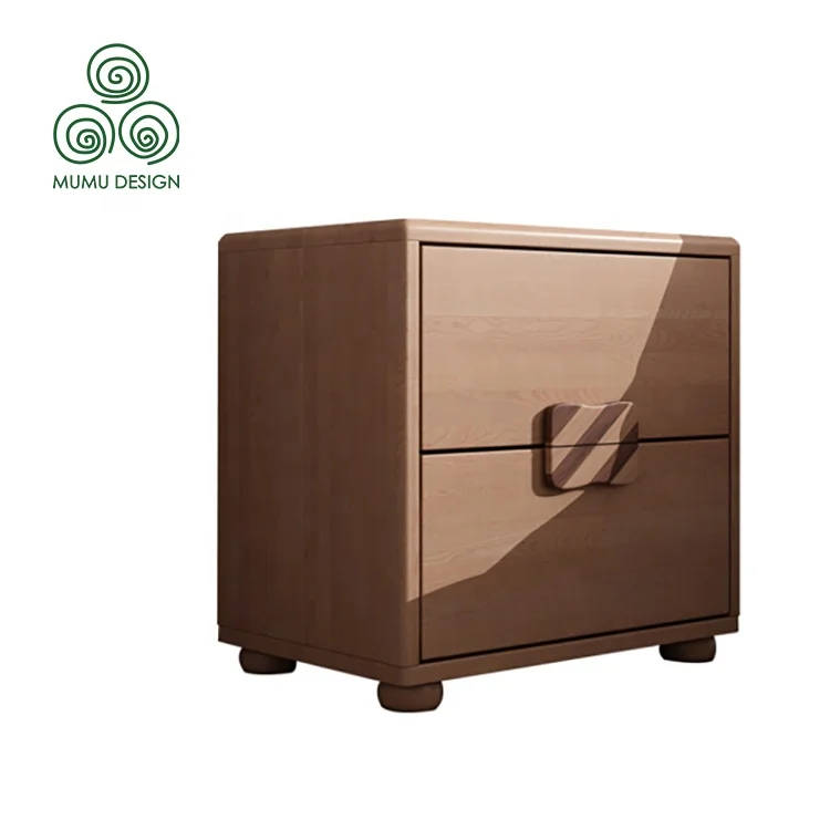 Furniture Children Bedside Drawers Luxury Modern Antique Style Smart Nordic Wooden Nightstand