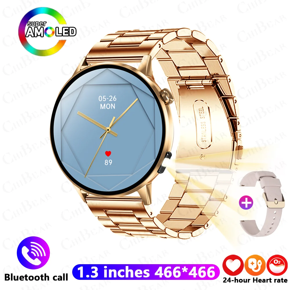 Rose gold steel