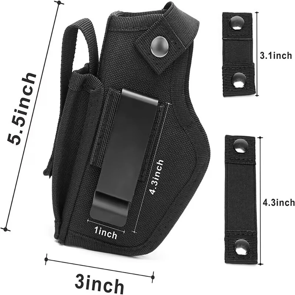 Gun holsters outdoor universal with bullet clip for handgun