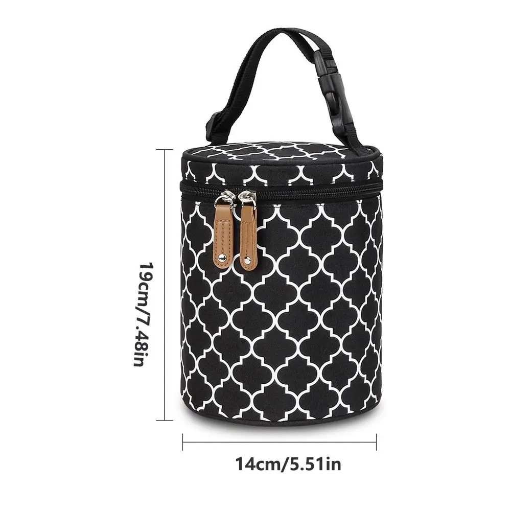Thermal Insulation Stroller Hanging Bag Waterproof Large Capacity Baby Bottle Bag Hanging Design Breastmilk Storage