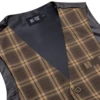 Hi-Tie Viscose Mens Vest With Necktie Jacquard Solid Plain Striped Waistcoat Jacket Hanky Cufflinks Wedding Business S to XXXL 4