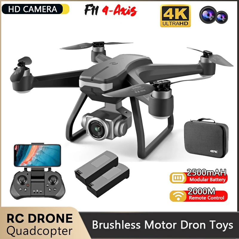 F11-Drone-Pro-4K-Dual-Hd-Camera-Wifi-FPV-Height-Hold-Foldable-Brushless ...
