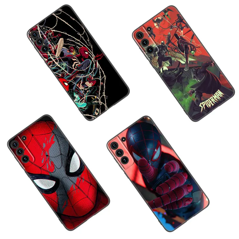 The Amazing Spider-Man Custodia Per Telefono Per Samsung Galaxy S23 S22 S21 S20 Ultra Fe S10E S10 Lite S9 S8 Plus S7 S6 Edge Cover Nera