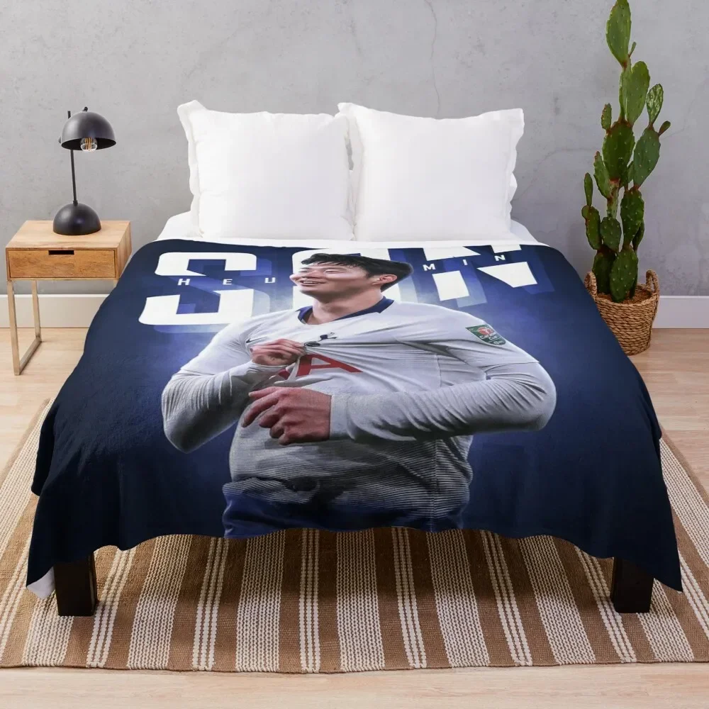 

Son Heung-min #89 Throw Blanket Decorative Sofas Soft Big Blankets
