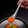 Kitchen Stainless Steel Spoon With Holes Cuisine Caviar Builder Roe Sauce Strainer Spoon Durable Kitchen Cooking Gadgets 3