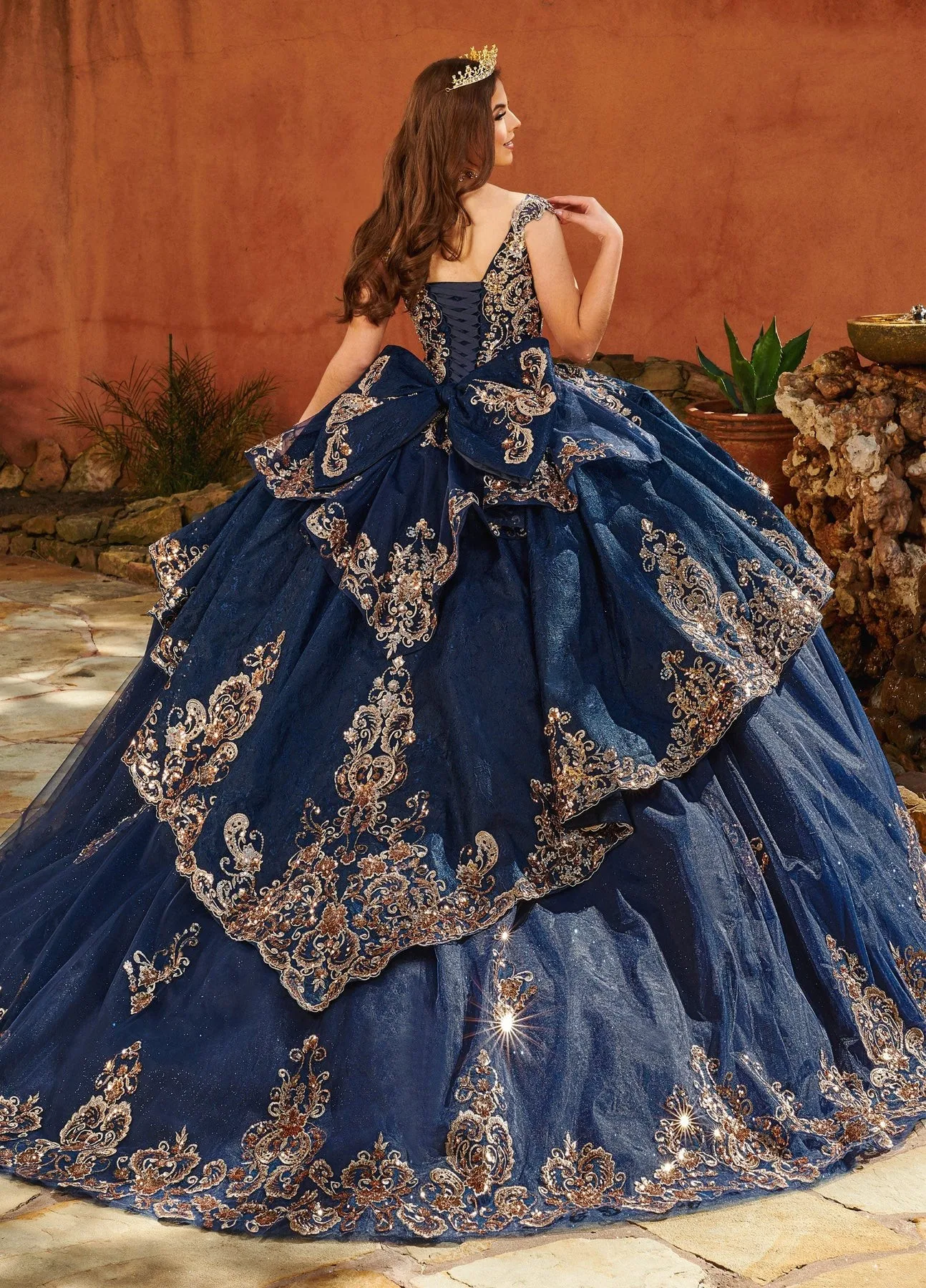 Navy Blue Charro Quinceanera Dresses Ball Gown Spaghetti Straps Tulle Appliques Mexican Sweet 16 Dresses 15 Anos Customized