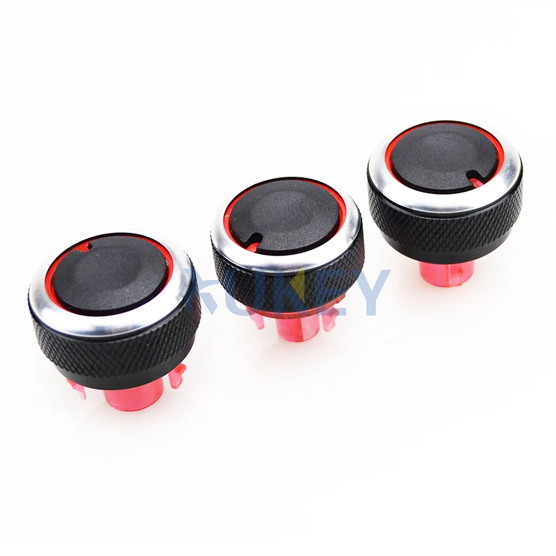 Duokon Boutons De Climatisation, 3 Pièces De Garniture De Bouton De