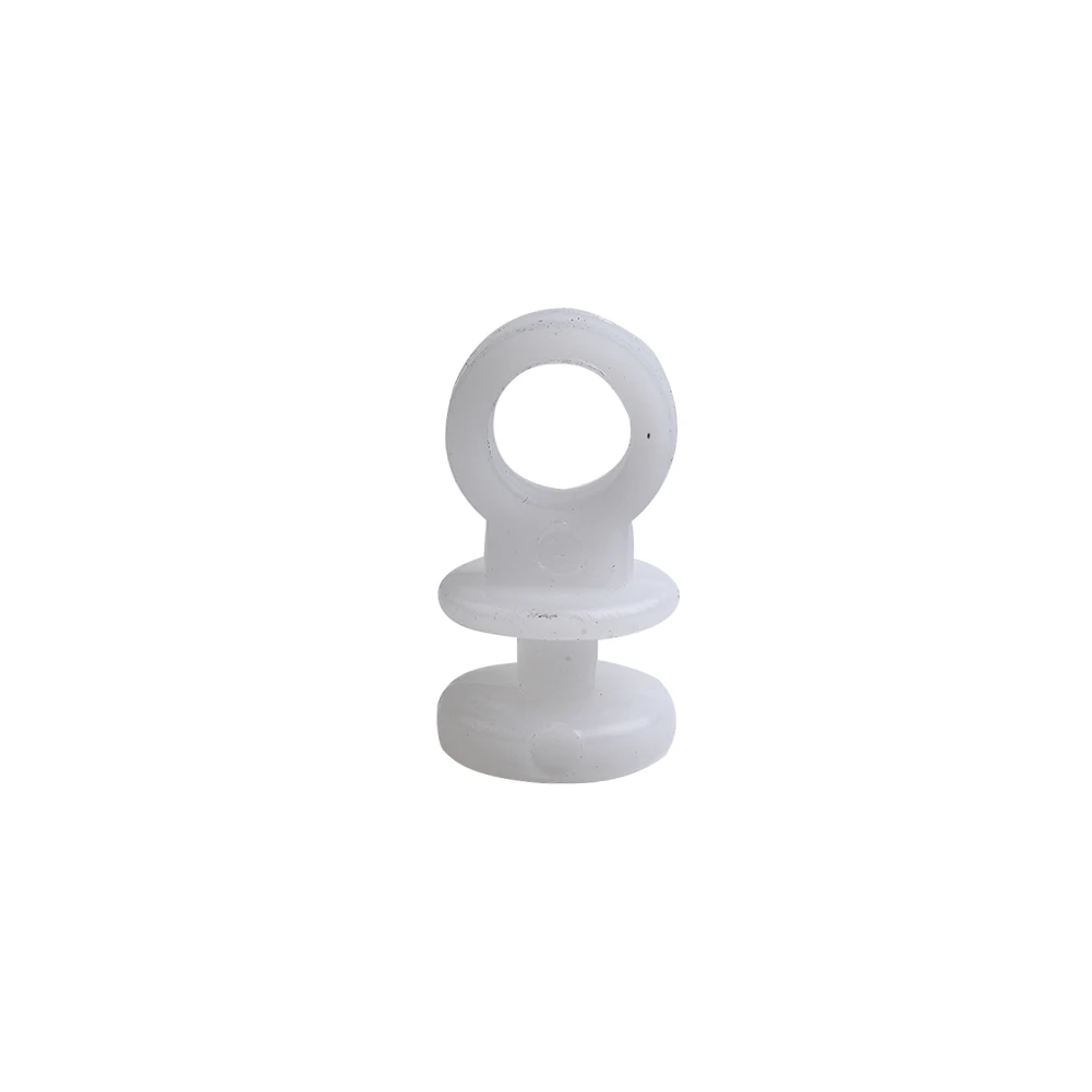 50 PCS Plastic Curtain Track Hooks Runner White Fit For Camper Van Motorhome Caravan Boat Durable Car Curtain Accessories 50pcs universal curtain track slider hooks runner camper rv caravan marine boat white plastic curtain roll sliding hooks