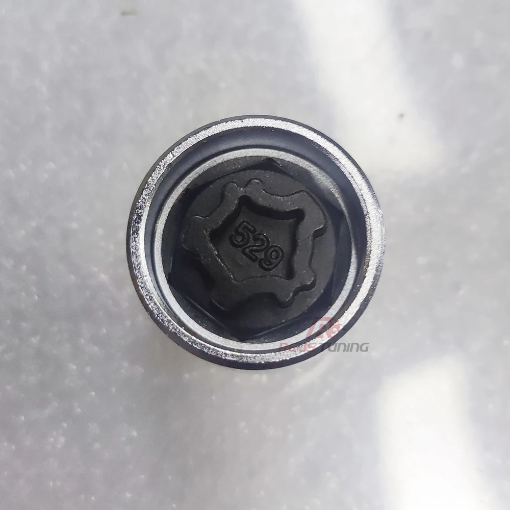 1Pc 盗難防止車のタイヤホイールロックボルト除去ツールキー